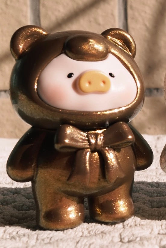 LuLu the Piggy Teddy Mini Ore Collection Blind Bag Series: Tiger's Eye (PR 3/80) (Confirmed Style)