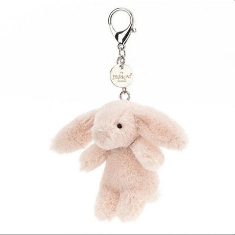 Bashful Beige Bunny Pink 2024 Jellycat Plush Bag Charm