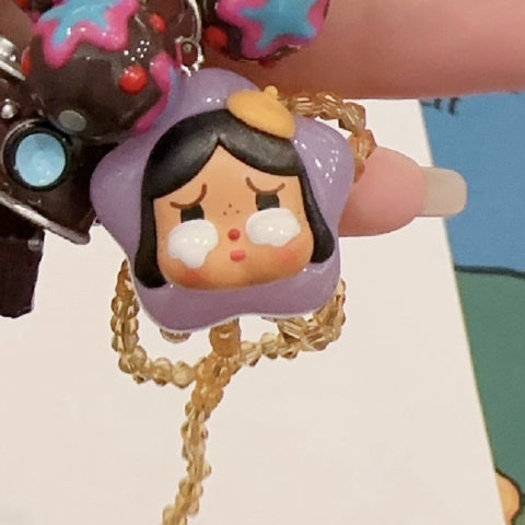 CRYBABY Pop Bean Lucky Star Series: Crybaby Taro Purple (Confirmed Style) | TOYSEZ Data