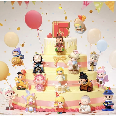 Celebrating the Moment Pop Mart 15th Anniversary Series Whole Set Brand New With Plastic