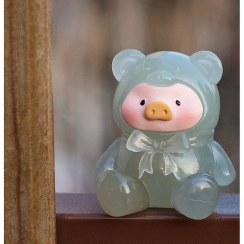 LuLu the Piggy Teddy Mini Season 1 Blind Bag Series: Luminous Dream White (SR 1/20) (Confirmed Style)