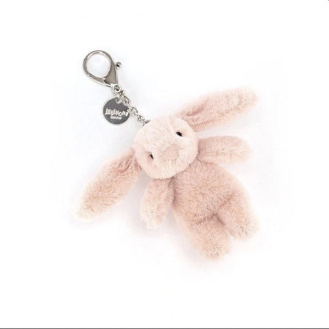 Bashful Beige Bunny Pink 2024 Jellycat Plush Bag Charm