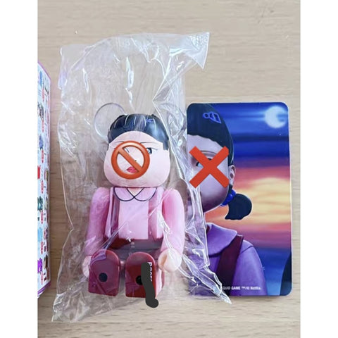 Bearbrick Series 50: ARTIST Squid Game Young-Hee 100% (Confirmed Style)