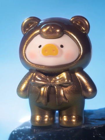 LuLu the Piggy Teddy Mini Ore Collection Blind Bag Series: Tiger's Eye (PR 3/80) (Confirmed Style)