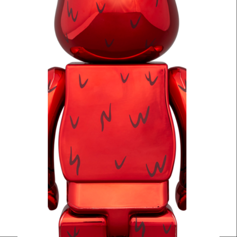 Bearbrick Elmo Chrome Ver. 400% & 100% Be@rbrick 2024 Limited