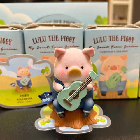 LuLu the Piggy My Sweet Farm Garden Series Folk Singer