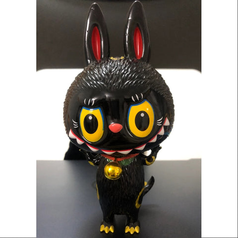 Labubu The Monsters Zimomo Maneki Black Hong Kong 2019 LIMITED