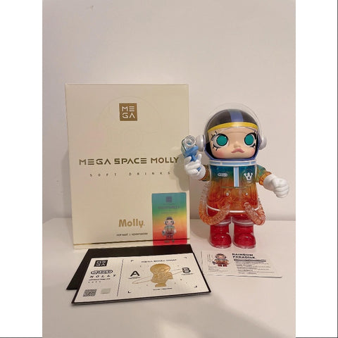 MEGA SPACE MOLLY 400% Soft Drinks Series Secret Rainbow Paradise 2022 LIMITED