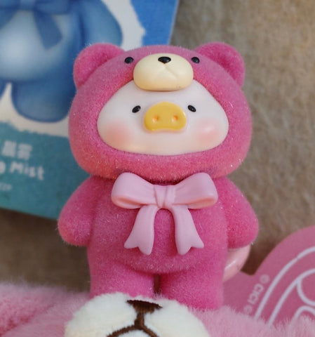 LuLu the Piggy Teddy Mini Ore Collection Blind Bag Series: Rhodochrosite (PR 3/80) (Confirmed Style)