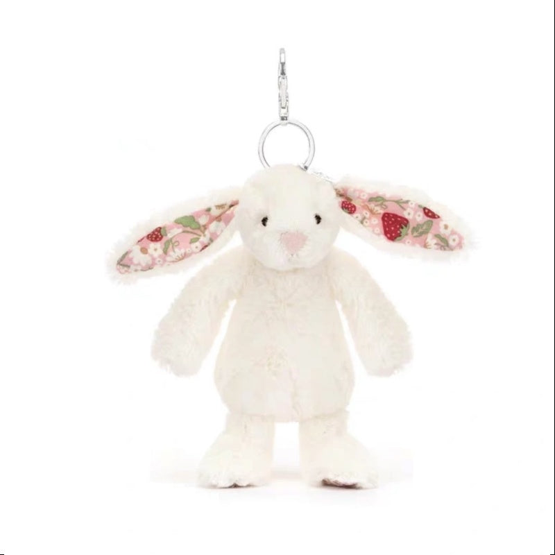 Blossom Cream Bunny Berry 2024 Jellycat Plush Bag Charm