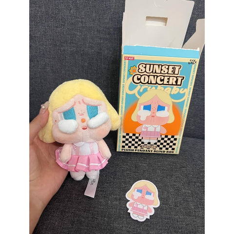 Crybaby Sunset Concert Plush Pendant Series Pink White