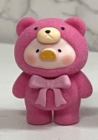 LuLu the Piggy Teddy Mini Ore Collection Blind Bag Series: Rhodochrosite (PR 3/80) (Confirmed Style)