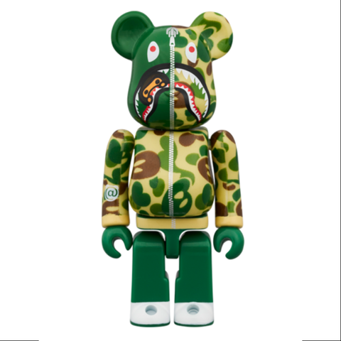 Bearbrick Bape Baby Milo Camo Shark 400% & 100% 6PCS Be@rbrick 2024 Limited