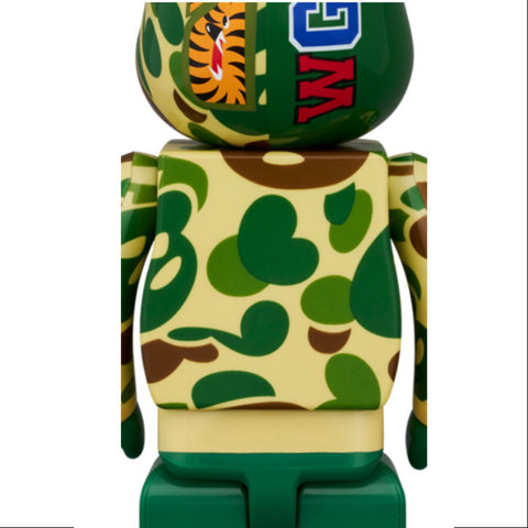 Bearbrick Bape Baby Milo Camo Shark 400% & 100% 6PCS Be@rbrick 2024 Limited