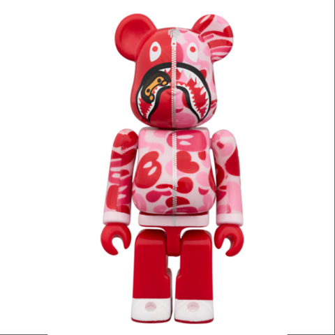 Bearbrick Bape Baby Milo Camo Shark 400% & 100% 6PCS Be@rbrick 2024 Limited