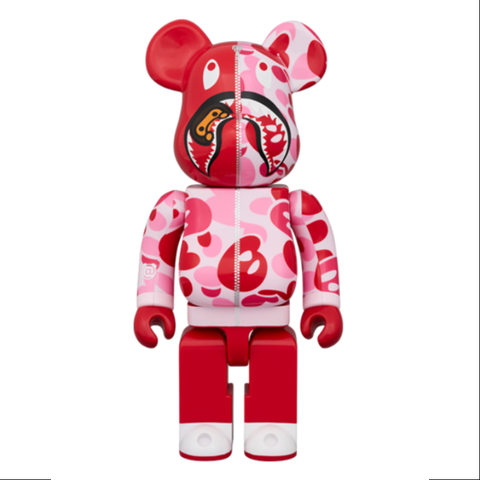 Bearbrick Bape Baby Milo Camo Shark 400% & 100% 6PCS Be@rbrick 2024 Limited