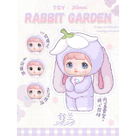 Nommi Garden Rabbit Vinyl Plush Doll Series Secret LiLi