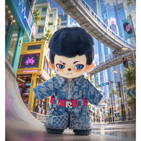Boy Rayan Future Form Plush Pendant Blind Box Series: Blue Call (Secret, 1/72)
