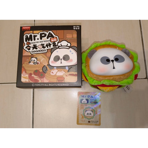 Mr.PA What to Eat Today Plush Blind Box Series: Cold Burger (Secret, 1/72)