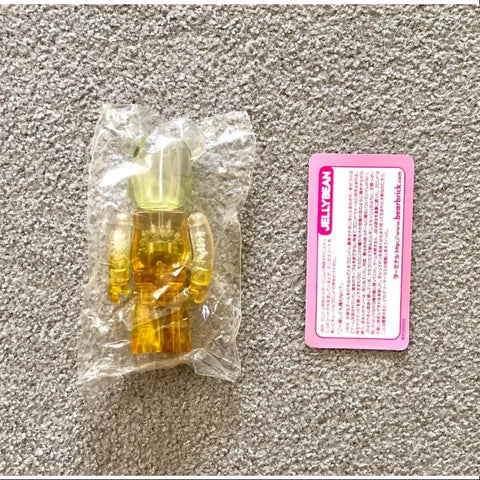 Bearbrick Series 25 JELLYBEAN YELLOW Bubble 100%