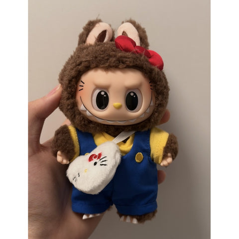 Labubu The Monsters Hello Kitty and Friends Vinyl Plush Pendant Blind Box Series: Classic Hello Kitty (Secret, 1/72)