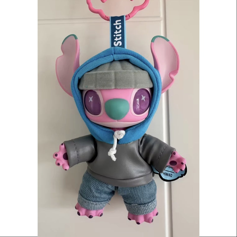 Disney Stitch GenZ Street Vinyl Pendant Series Vaporwave