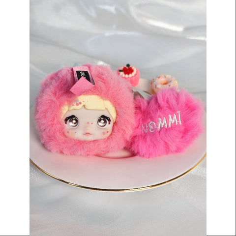 Nommi Sweetness 100% Vinyl Plush Pendant Series Cherry Mochi