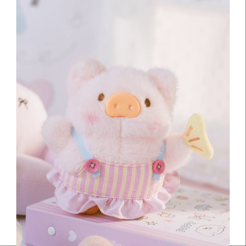 LuLu the Piggy Come & Play Plush Keychain Series Spin around