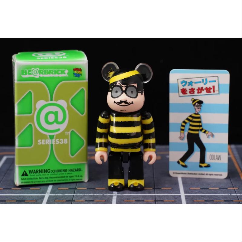 Bearbrick Series 38 PATTERN Wally Waldo Odlaw 100%