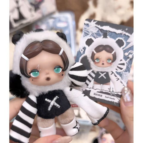 Skullpanda Off Mode Plush Pendant Bilnd Box Series: Self Mode (Secret, 1/144)