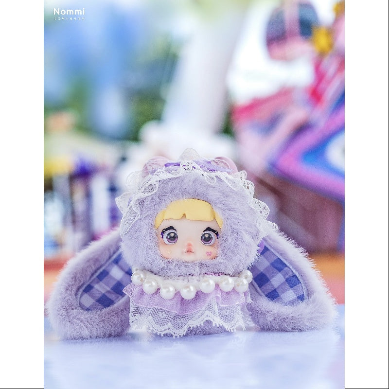 Nommi Baby Sweetheart Bunny Vinyl Plush Pendant Series Grape Gummy