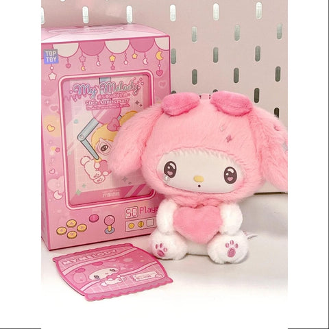 My Melody 50th Anniversary Milk Candy Plush Dolls Series Whole Set Opened