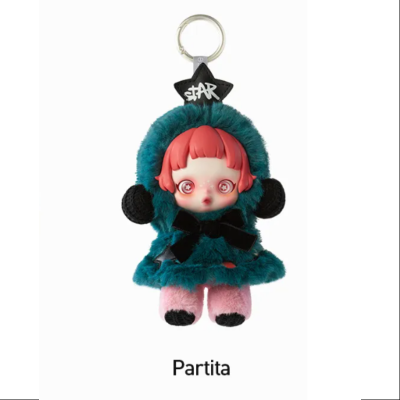 Skullpanda Winter Symphony Series Plush Pendant Partita