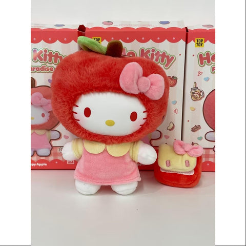 Hello Kitty Fruity Paradise Vinyl Plush Pendant Series Whole Set Opened
