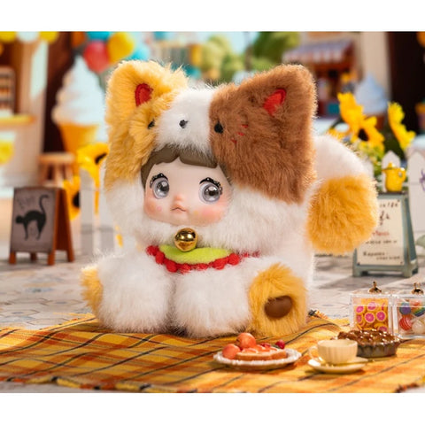 Nommi Sitting Zoo Vinyl Plush Pendant Series: Fortune Cat Puff (Secret Edition) | TOYSEZ Data