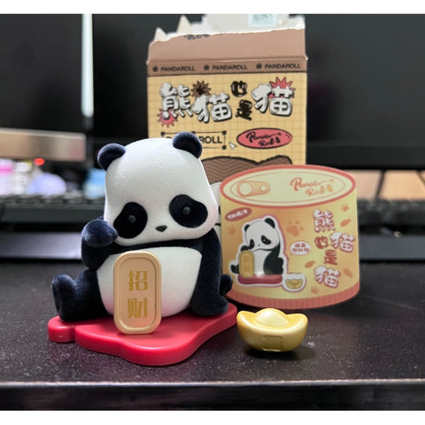 Panda Roll Pandas are also Cats Blind Box Series: Lucky Cat (Secret, 1/96)