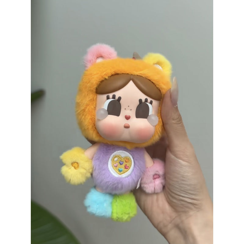 Crybaby × Care Bears Vinyl Plush Pendant Blind Box Series: Work of Heart Bear (Secret, 1/108)
