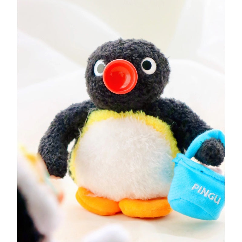 Baby MOLLY Pingu Happy Fishing Series Vinyl Plush Pendant Big Harvest