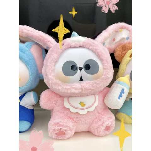 Mr.PA Animal Party 400% Plush Doll Blind Box Series: Pa Rabbit (Secret, 1/48)