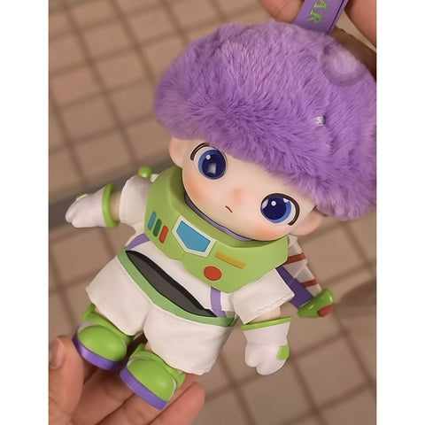 DIMOO WORLD × PIXAR Vinyl Plush Pendant Blind Box Series: Buzz Lightyear (Secret, 1/72)