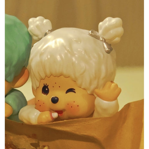 Monchhichi Hippers Colors Wink Blind Box Series: Pearl White (Secret, 1/144)