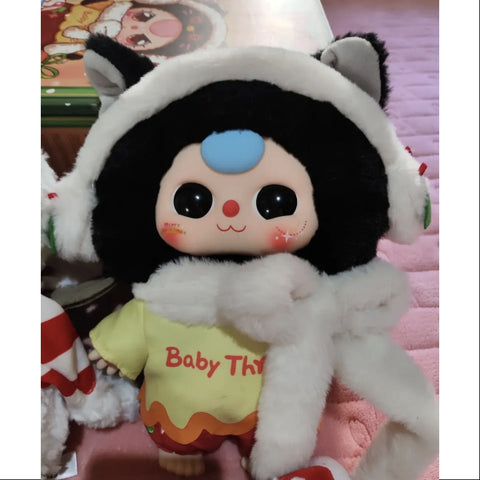 Baby Three 400% Merry Christmas Plush Doll Series Christmas Kitten