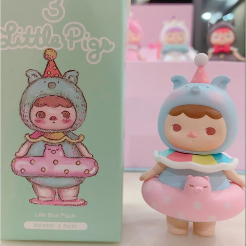 PUCKY 3 Little Pigs Series Whole Set Opened