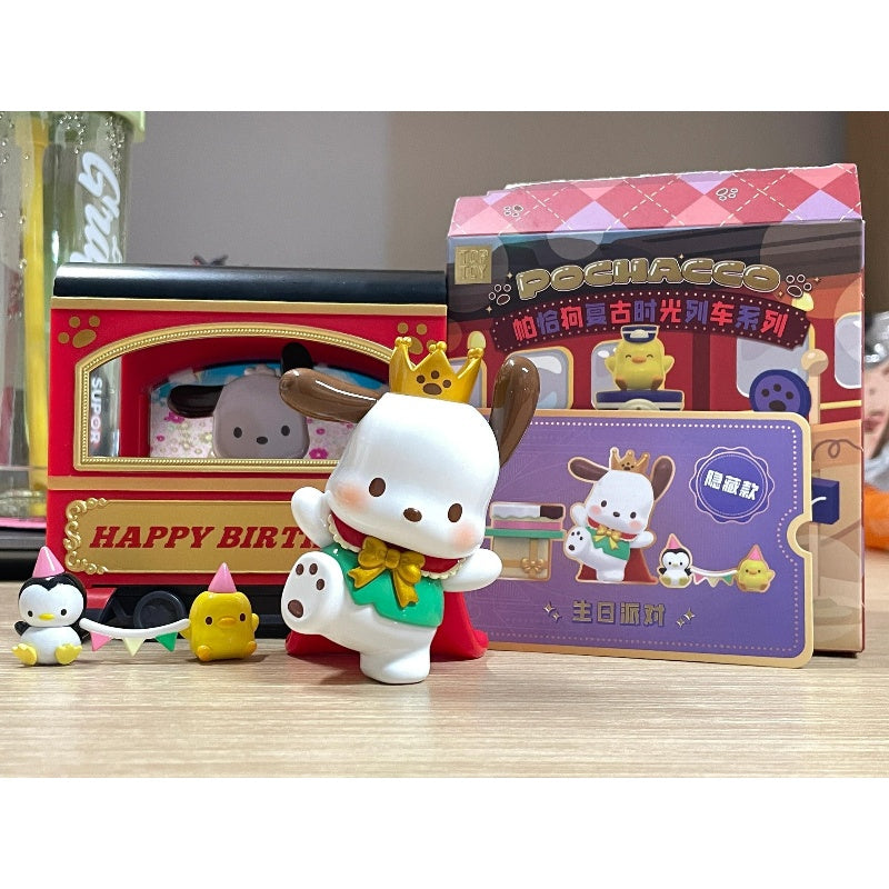 Sanrio Pochacco Vintage Time Train Series Secret Birthday Party