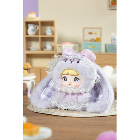 Nommi Baby Sweetheart Bunny Vinyl Plush Pendant Series Grape Gummy