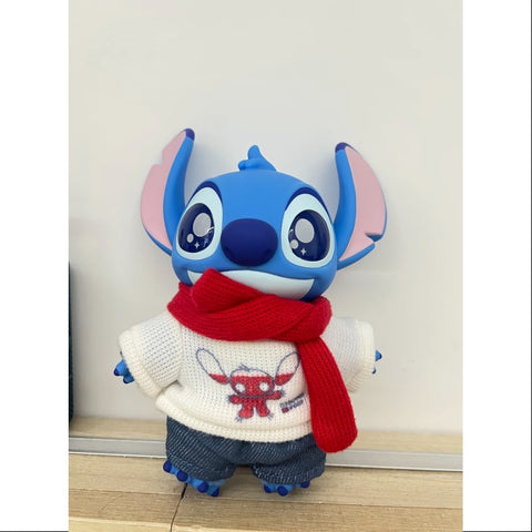 Disney Stitch Dress Up Show Vinyl Plush Pendant Series Winter Style