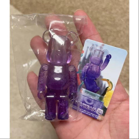 Bearbrick Series 27 JELLYBEAN Purple Bubble 100%