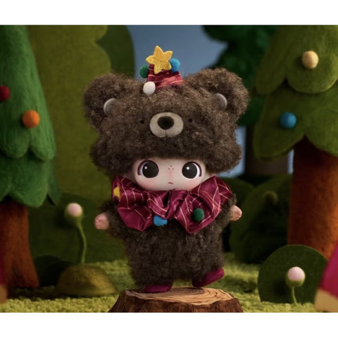 DIMOO The Secret Theatre Club Plush Doll Pendant Blind Box Series: Ballet Bear (Secret, 1/72)