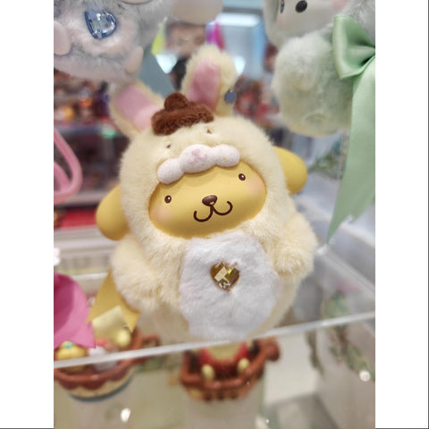 Pompompurin Sanrio Characters Diamond Bunny Baby Plush Doll Series Pompompurin
