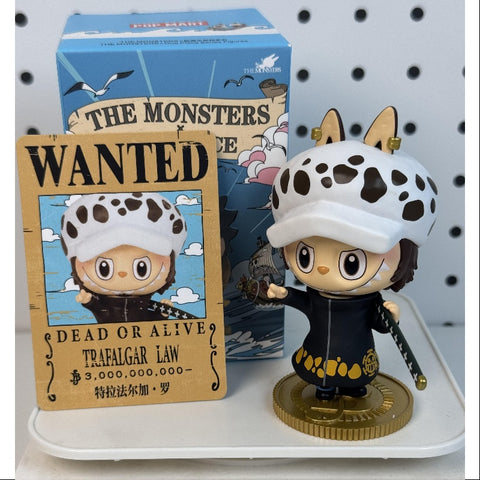 monsters new law Labubu The Monsters X One Piece Series TRAFALGAR LAW – TOYSEZ